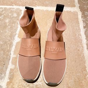 Balmain Sock Sneaker Speedracers Pink
